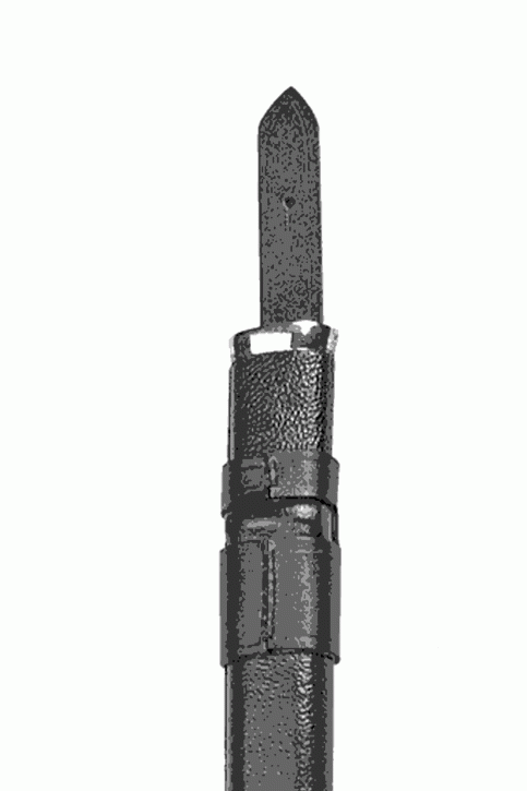 Fourreau en cuir noir pour les épées du British Infantry and Guards Regiment