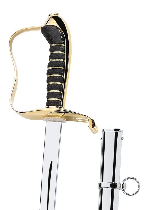 Sabre d'officier bavarois, M1855, plaqué or 24 carats