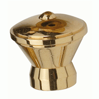 Round Pommel for Masonic sword, goldplated