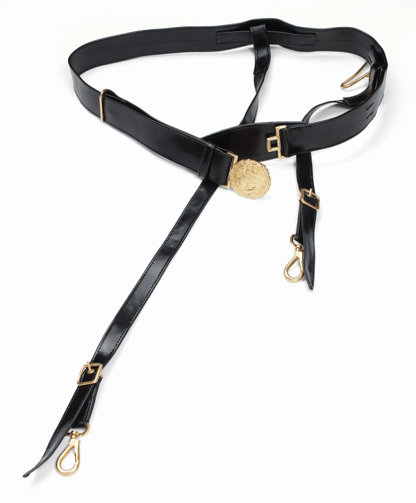 Royal Navy sword belt with slings, size 28 - 32 inch