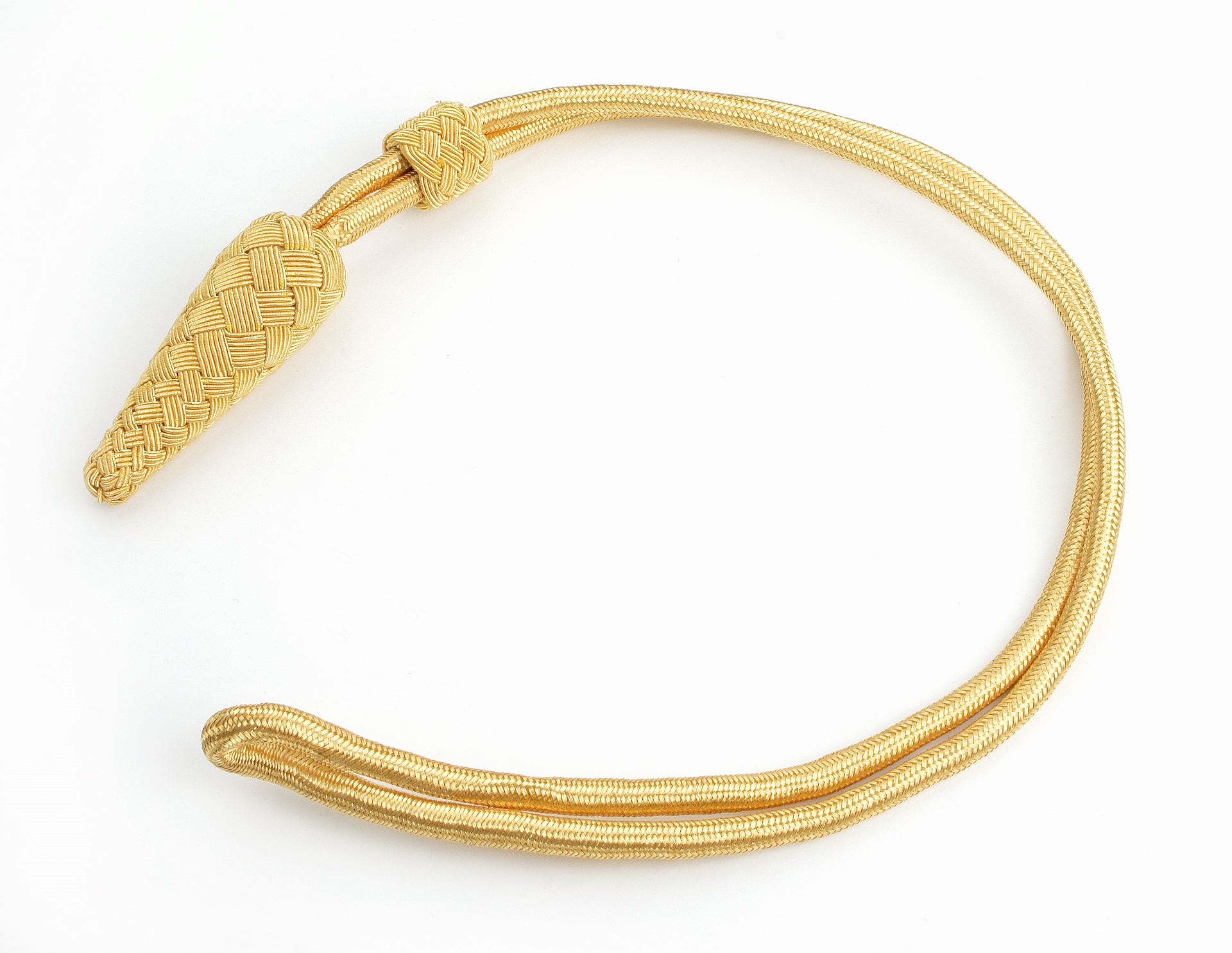 Golden dress Sword knot