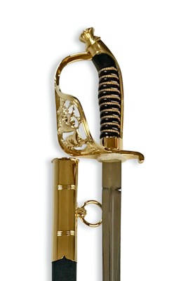 Finnish Navy Officer sword with scabbard