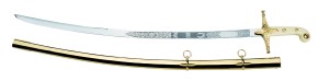 Kenya, General Scimitar Sword with Scabbard
