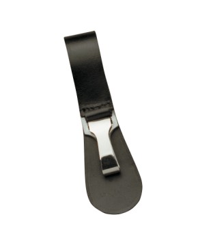 Leather loop with hook, for belt attachment